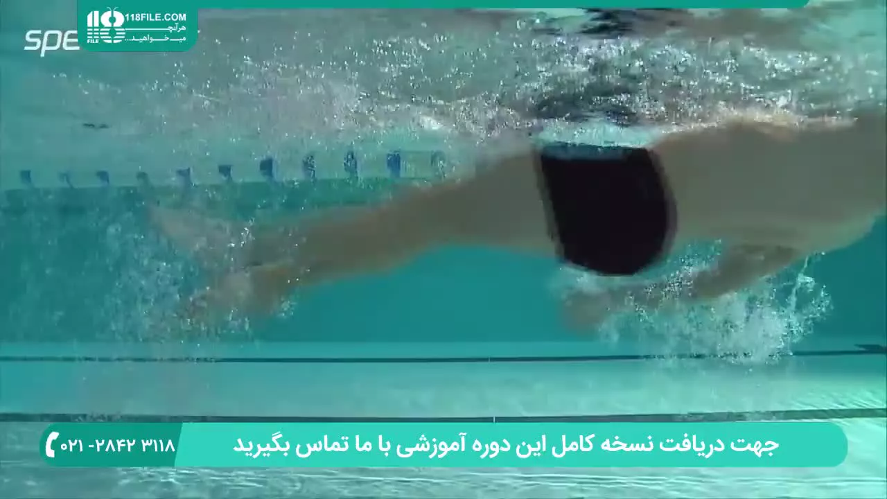 انجام صحیح حرکات دست و پا در شنا کرال سینه و پشت