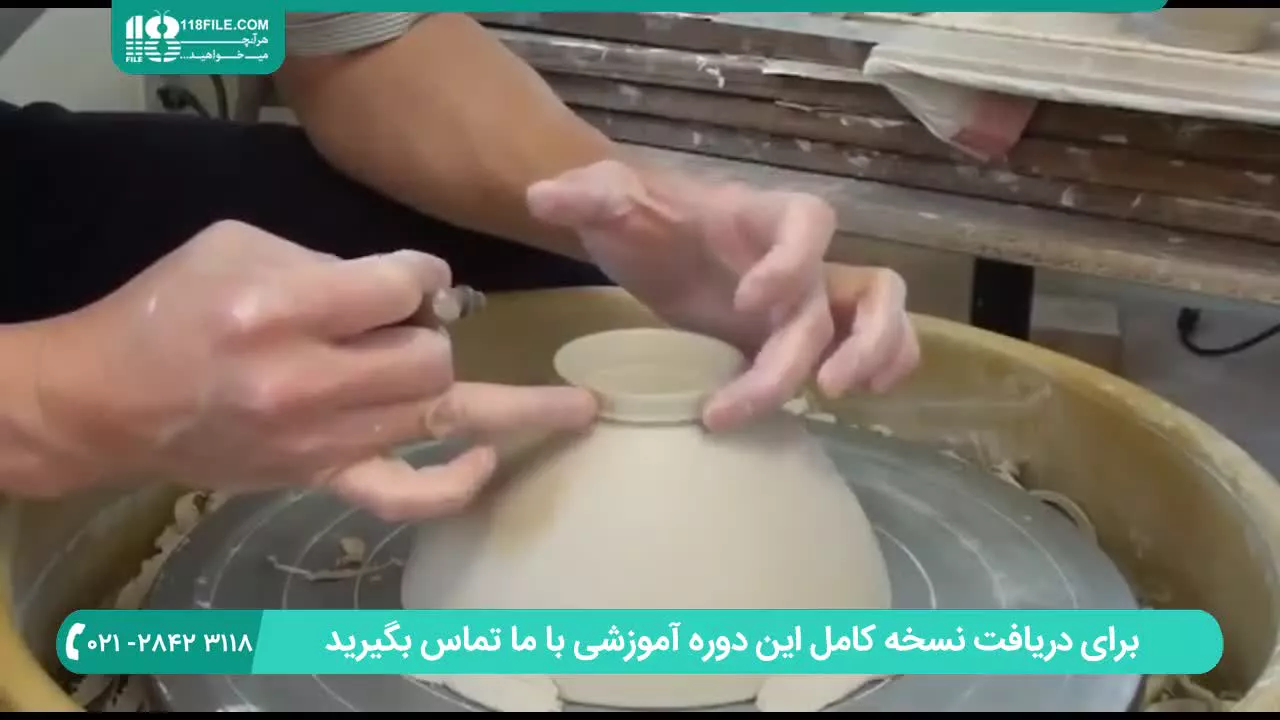 روش های دستی ساخت ظروف سفالی : فیتیله ای – انگشتی – ورقه ای