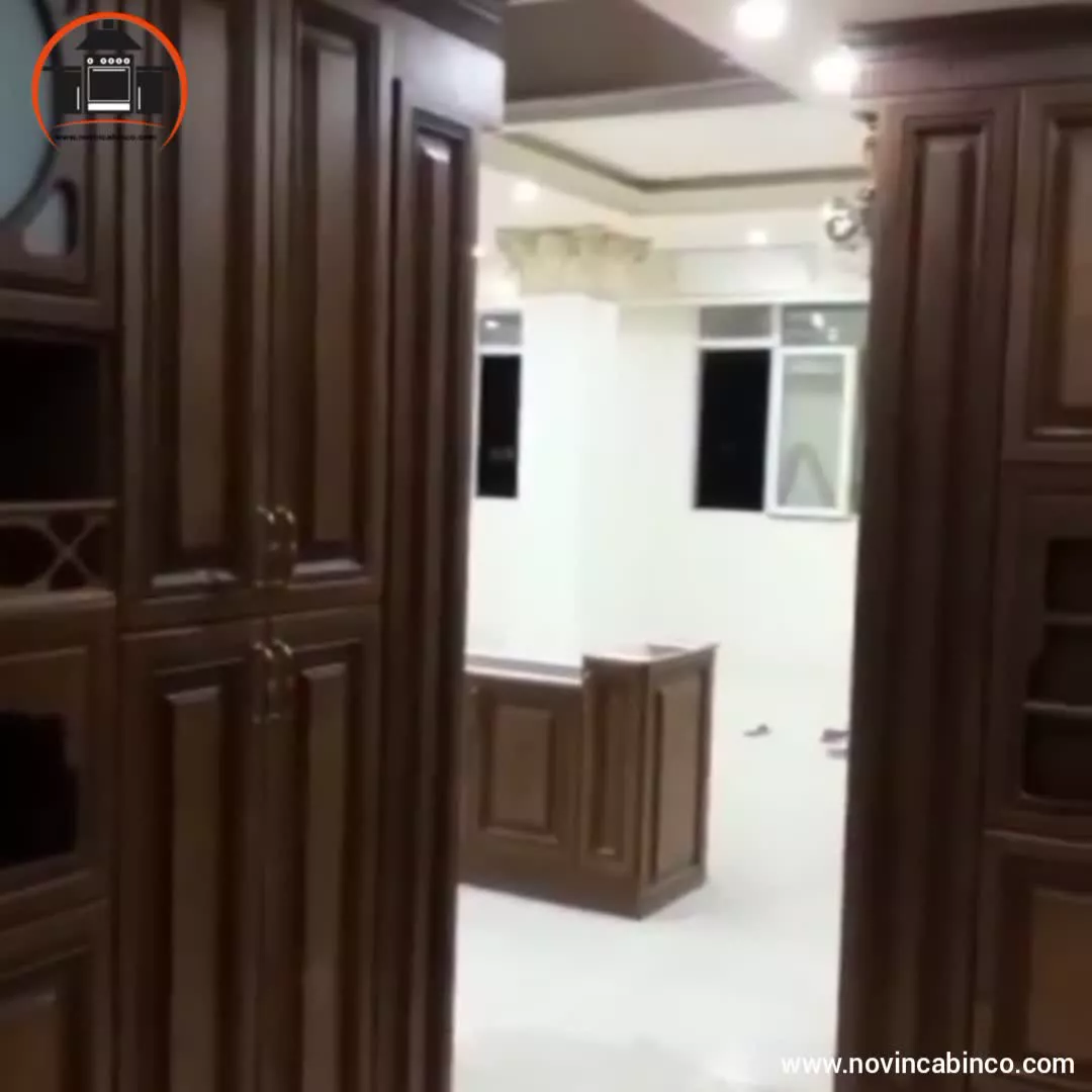 کابینت آشپزخانه کلاسیک چوبی