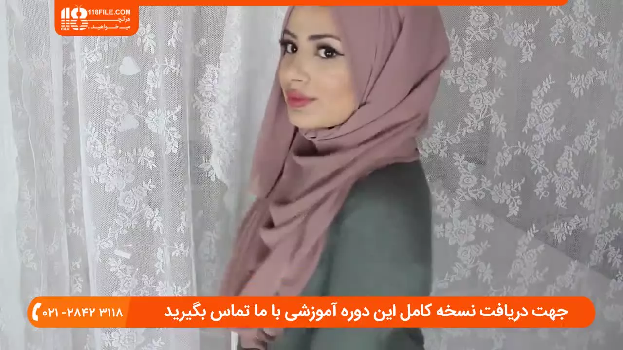 5 روش بستن شال و روسری مدل حجاب