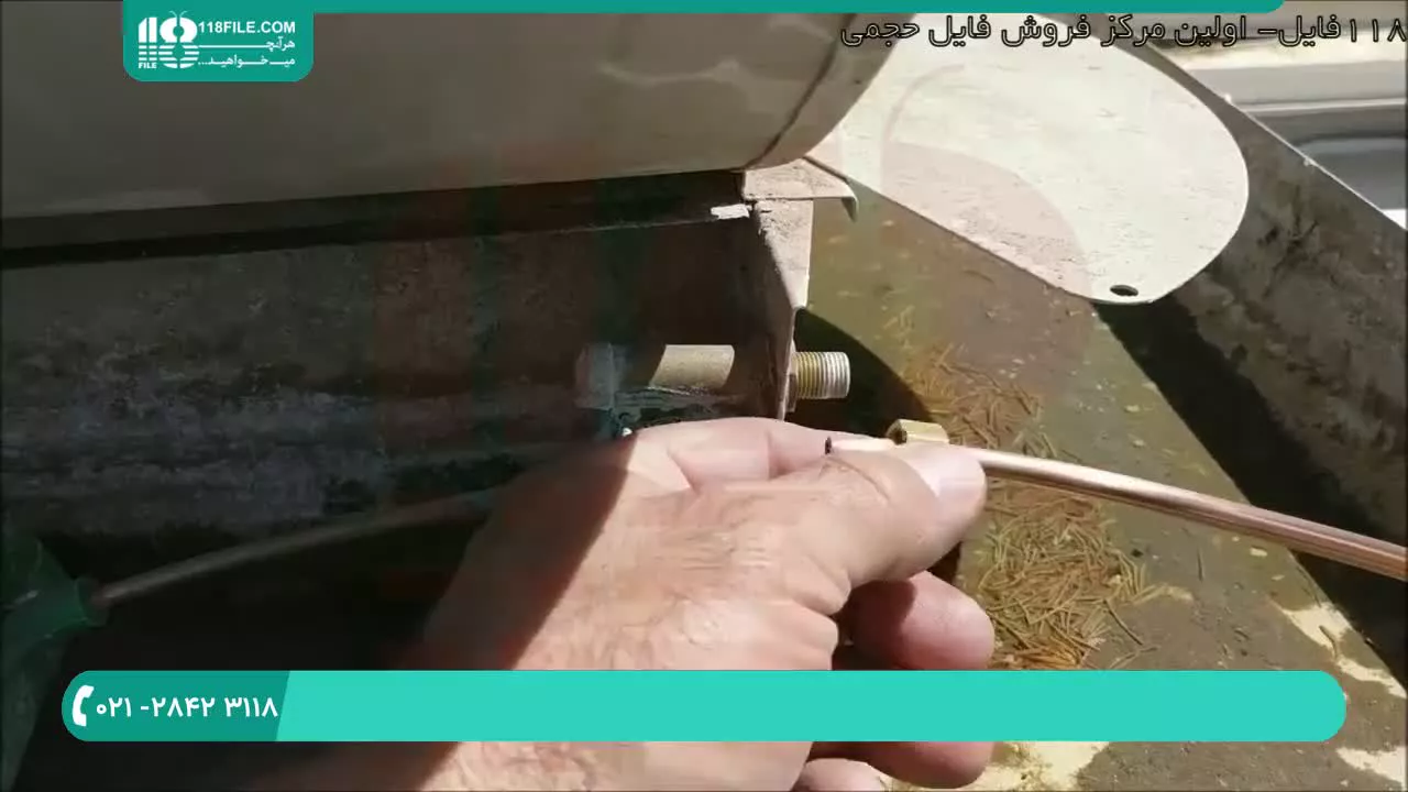 آموزش گام به گام اتصال خط آب به کولر