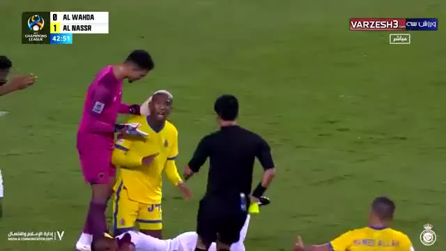 خلاصه بازی النصر عربستان 5 - الوحده 1