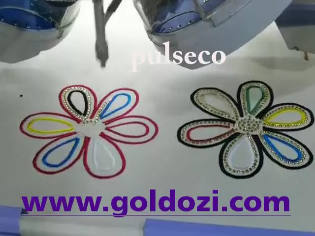 گلدوزی سرعت بالا با نگین زن اتوماتیک تک کله