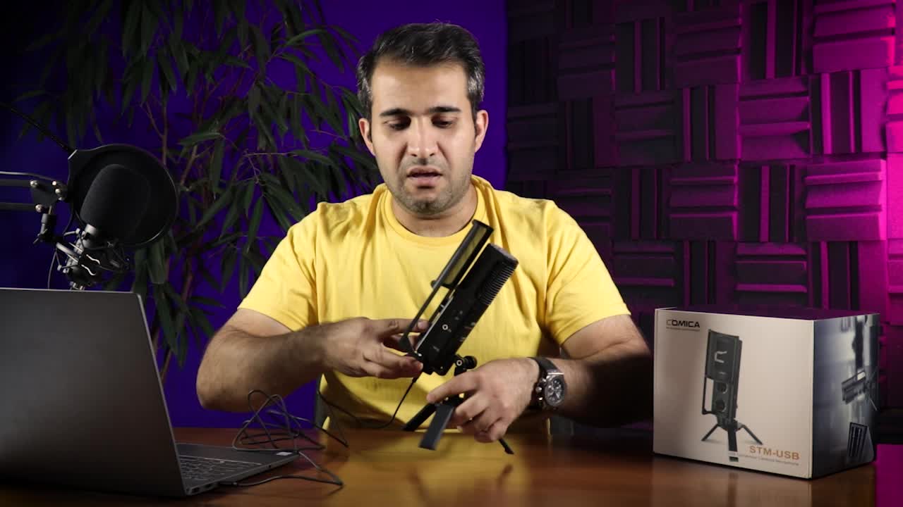 بررسی میکروفون گیمینگ و پادکست کامیکا مدل COMICA STM-USB