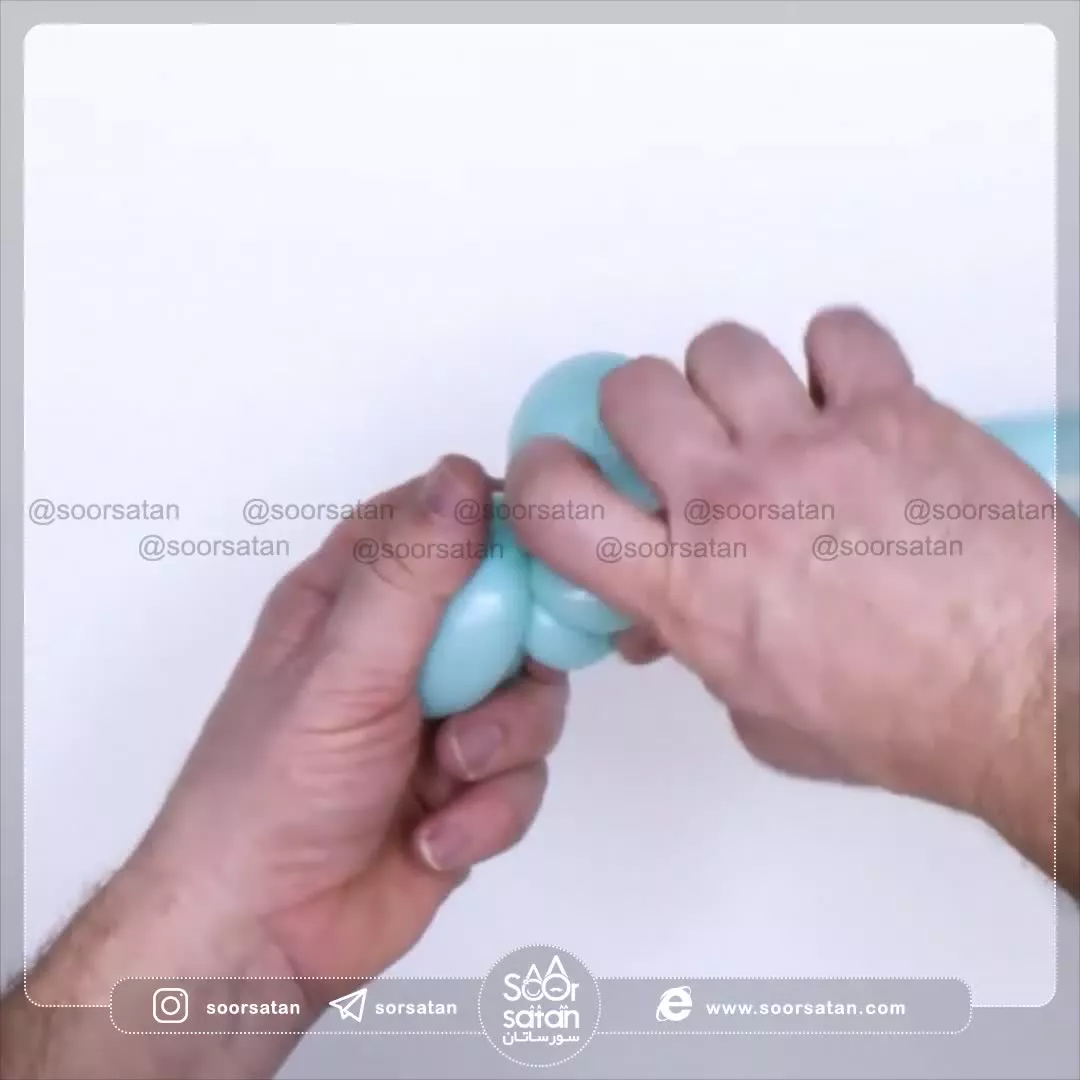 آموزش بادکنک آرایی صدف