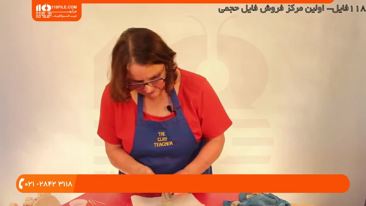 مجسمه سازی کودکان _ نحوه ساختن پیاله همراه با فرشته