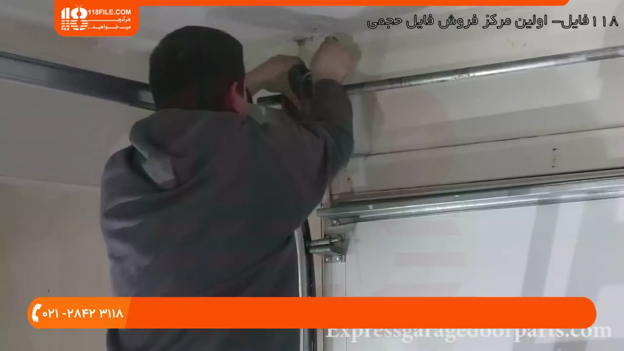 آموزش نصب کرکره برقی - تعویض فنر پیچشی درب کرکره برقی
