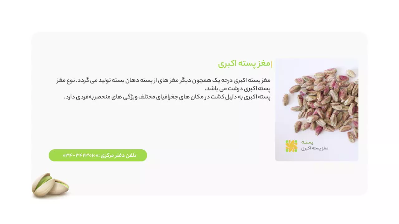 معرفی شرکت بازرگانی پسته فلات