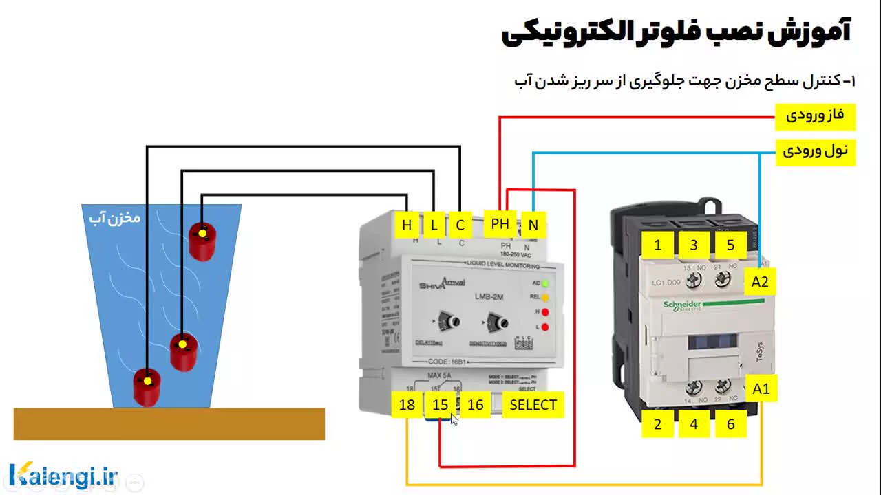 آموزش نصب فلوتر الکترونیکی