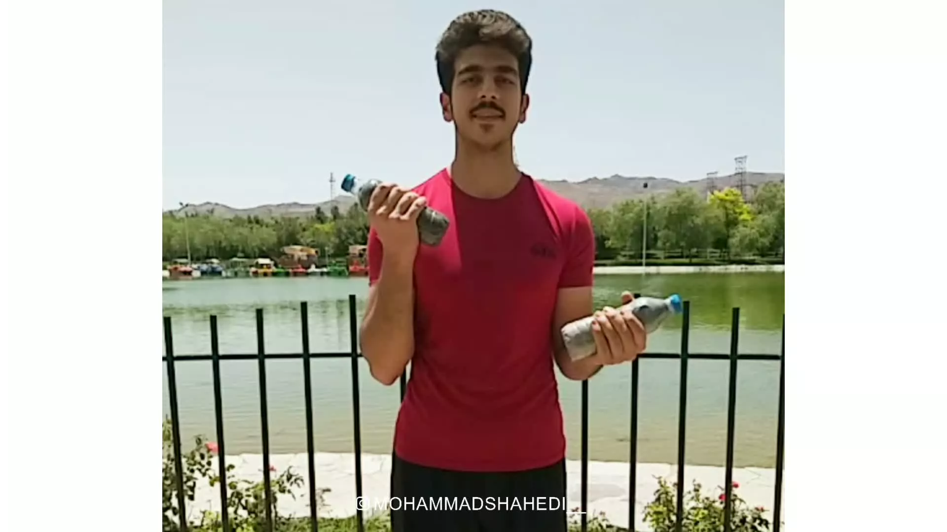 با یه بطری آب جلو بازو بساز...! این تمرینات رو از دست نده
