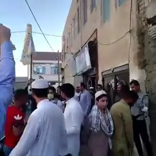 جشن پیروزی طالبان در شهر مشهد