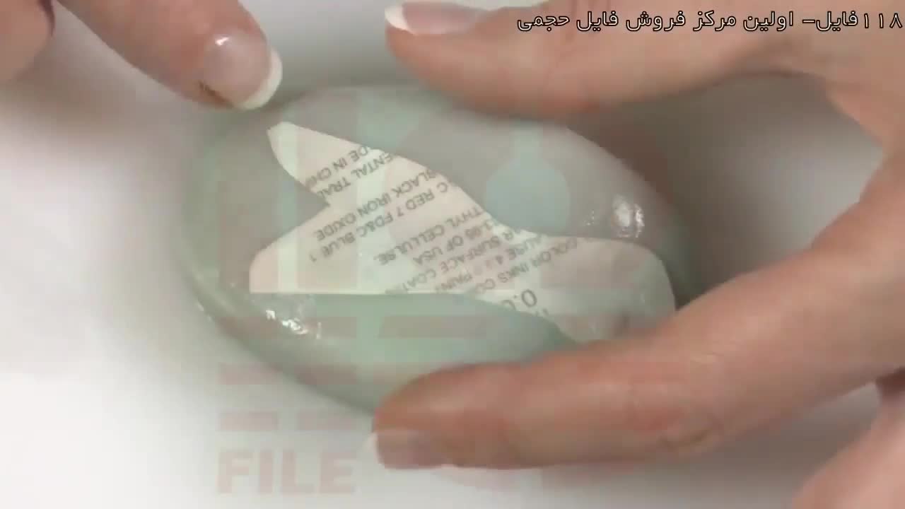 طرح زدن روی صابون