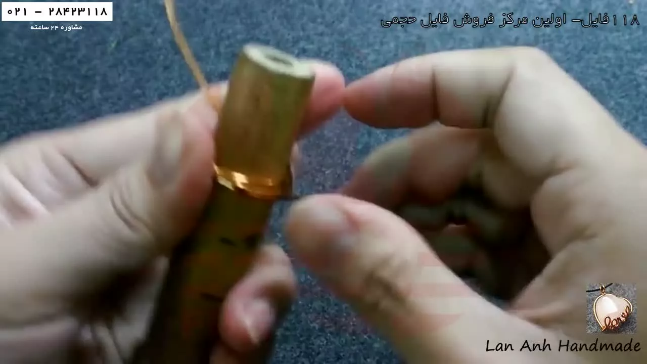 آنلاین زیورآلات مسی-ساخت دستبند مسی-(گشواره طرح عنکبوت)