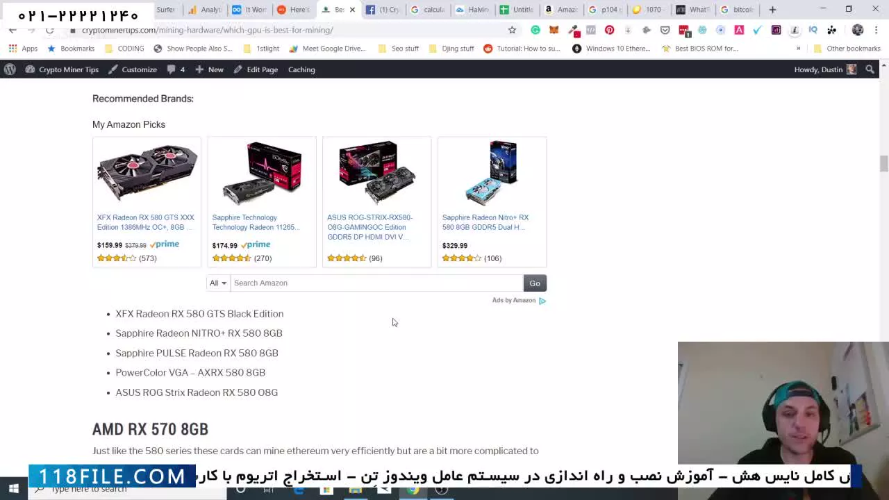 استخراج با کارت گرافیک-بهترین کارت گرافیک برای استخراج در 2020
