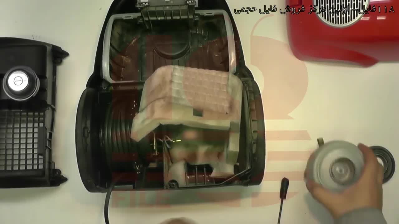 آموزش جاروبرقی-نحوه ی تعمیر جاروبرقی-تعمیر موتور جاروبرقی