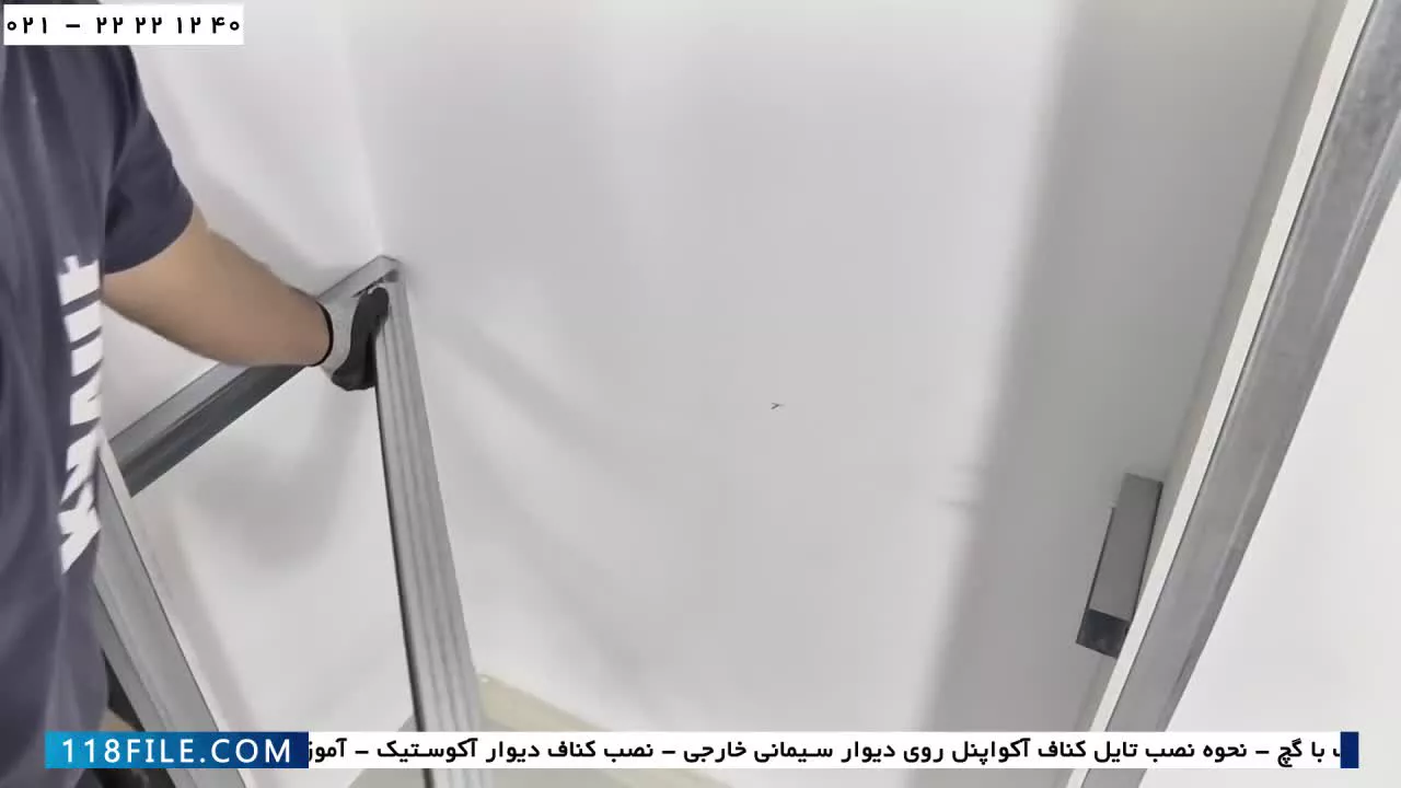 کناف کاری-کناف سقف-نحوه ساخت کتابخانه خمیده با استفاده از کناف