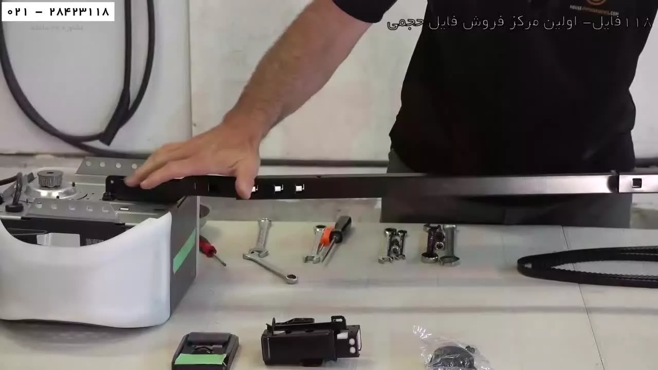 نصب کرکره برقی رایگان-کرکره برقی پارکینگ-نحوه تعویض فنر درب کرکره ای