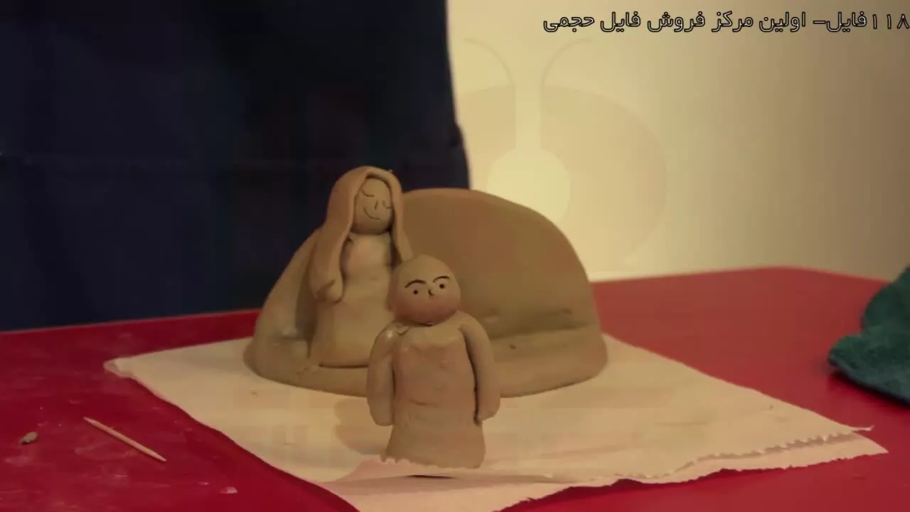 مجسمه سازی به کودکان-ساخت مجسمه-نحوه ساختن کلیسا