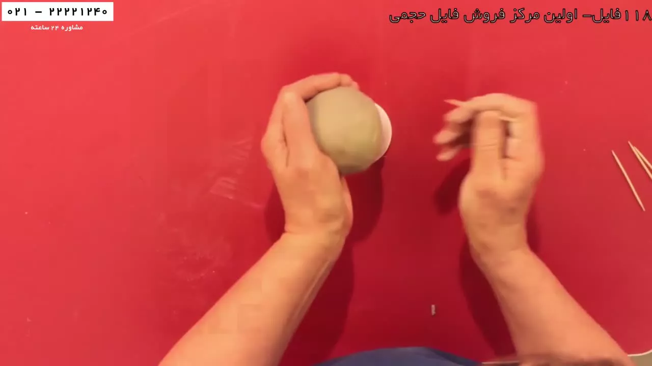 مجسمه سازی به کودکان-ساخت مجسمه-نحوه ساختن ظرف آبنبات فرشته