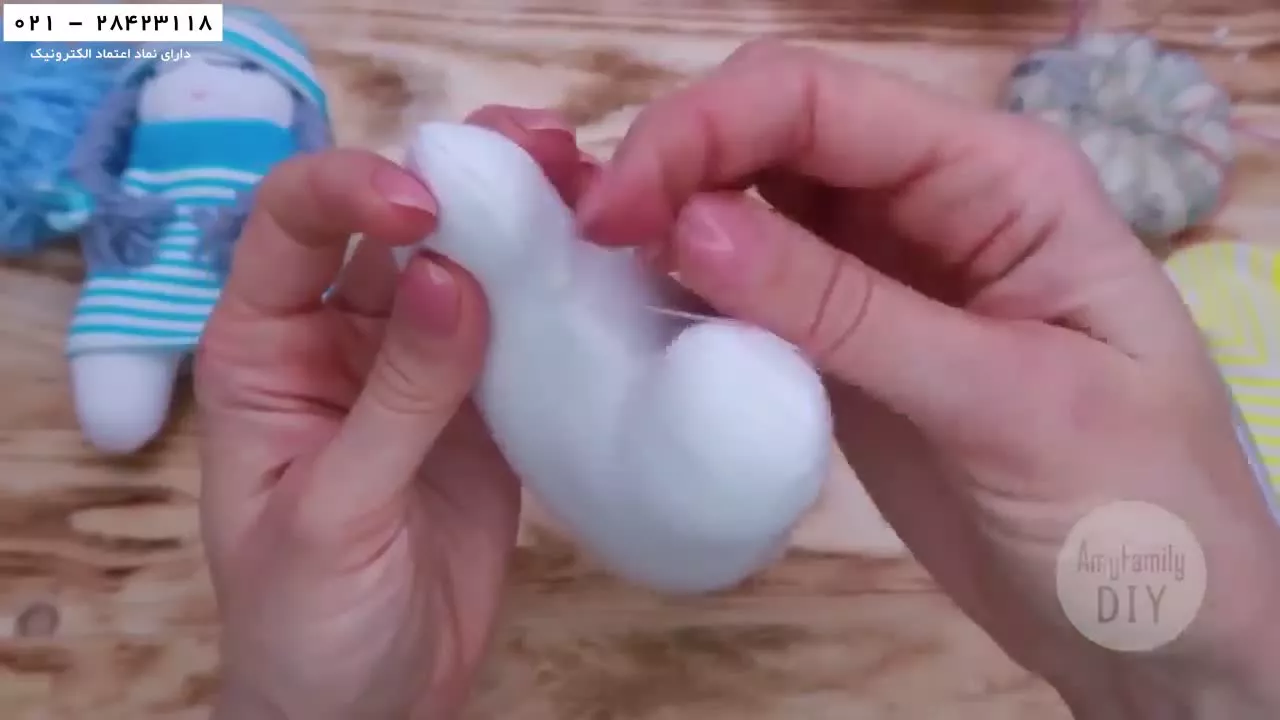 آموزش دوخت عروسک جورابی-آموزش ساخت عروسک جورابی جدید-دوخت عروسک گربه