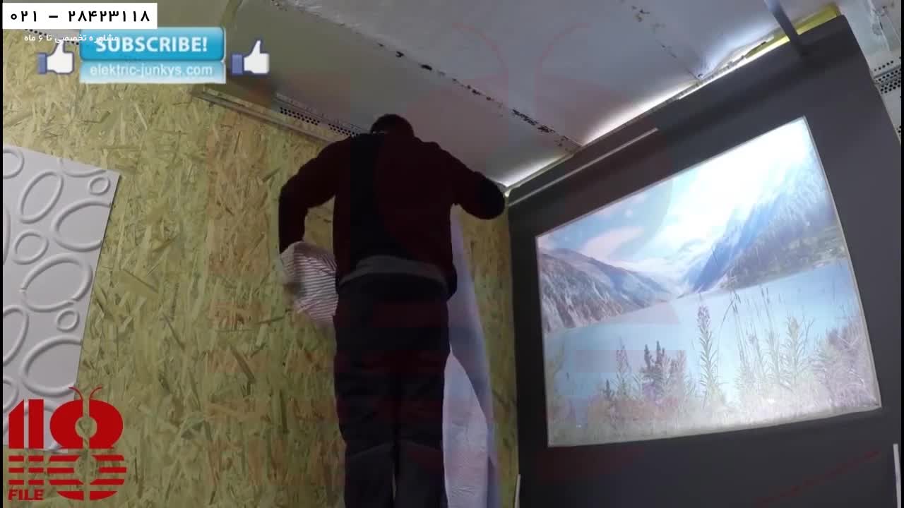 آموزش نصب آسمان مجازی-نحوه ایجاد ستاره درخشان-نصب سقف کشسان