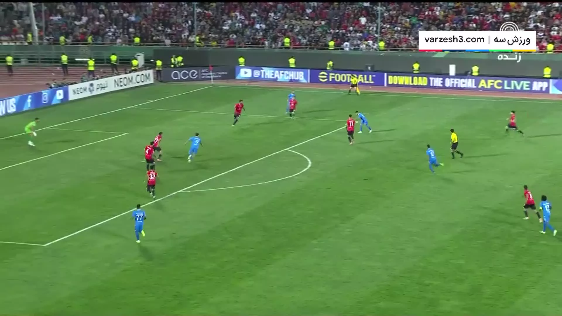 خلاصه بازی نساجی 0 -3 الهلال