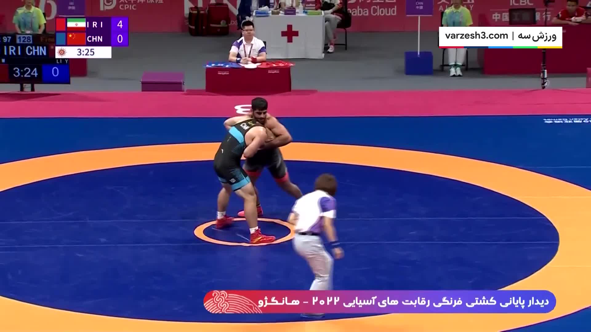 مدال طلا ساروی در وزن 97 کیلوگرم