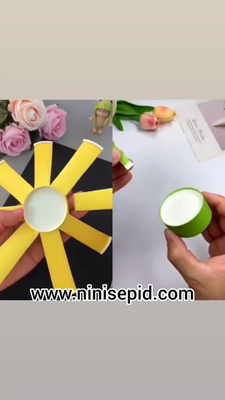 کاردستی با لیوان کاغذی