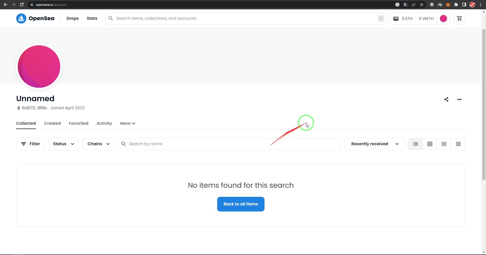 نحوه انتقال Nft از Opensea به کیف پول