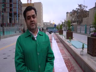 آماده سازی سفره های افطاری خیابان آیت الله واعظ طبسی