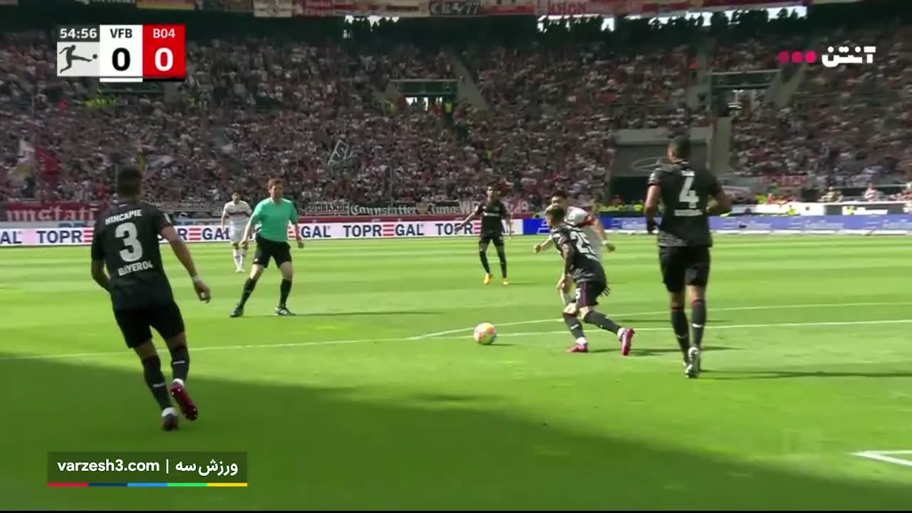 خلاصه بازی اشتوتگارت 1-1 بایرلورکوزن