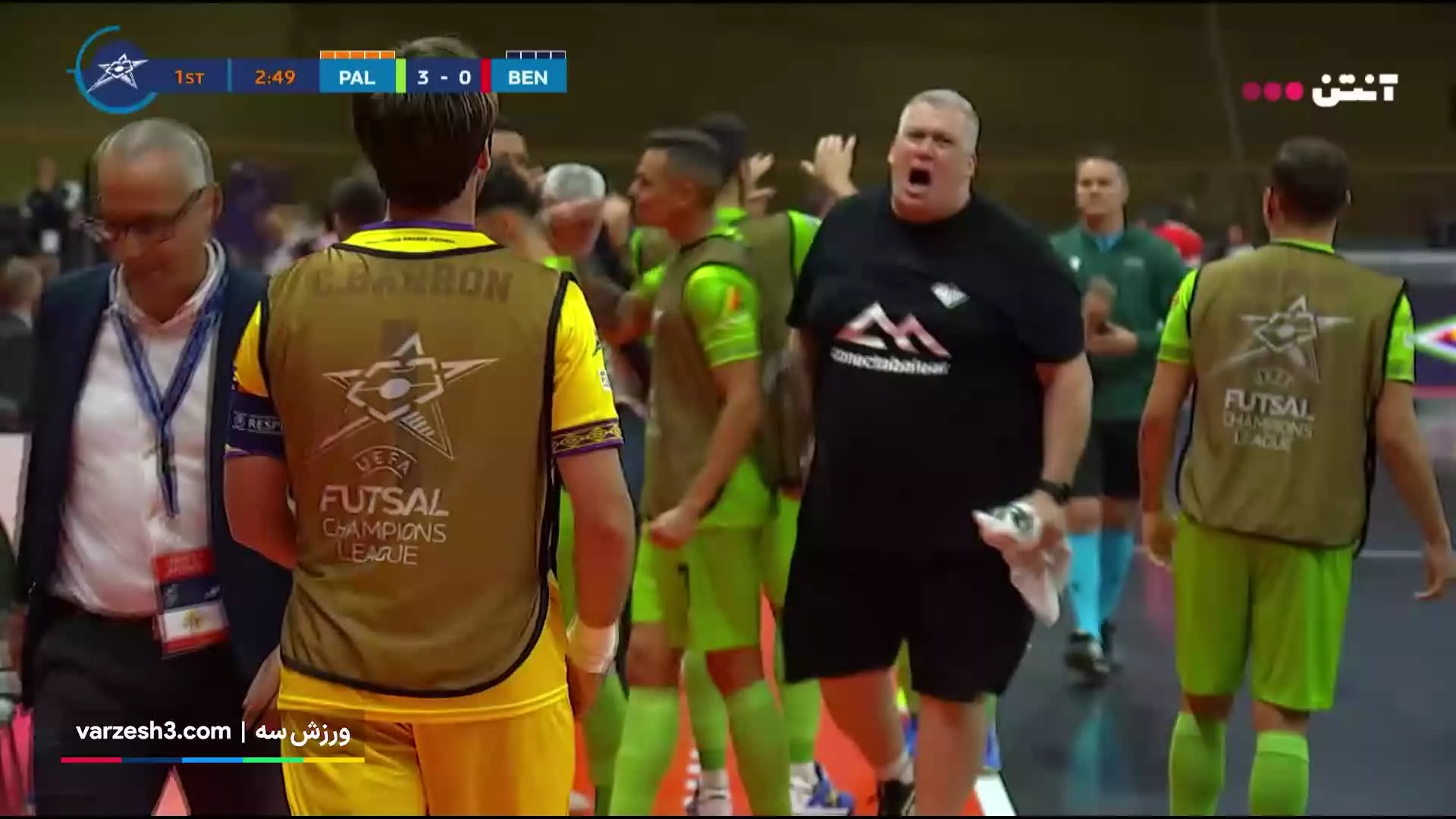 خلاصه فوتسال پالما 4-3 بنفیکا