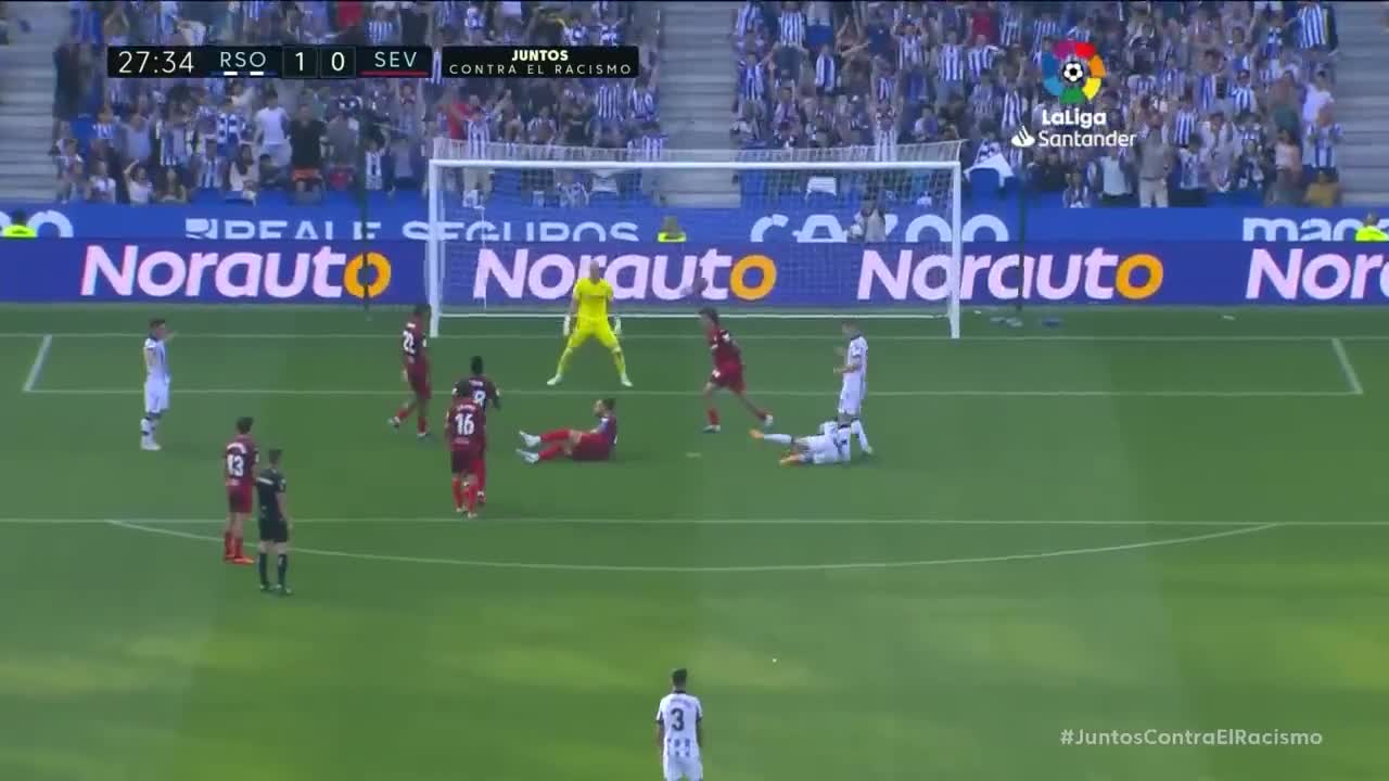 خلاصه بازی رئال سوسیداد 2-1 سویا