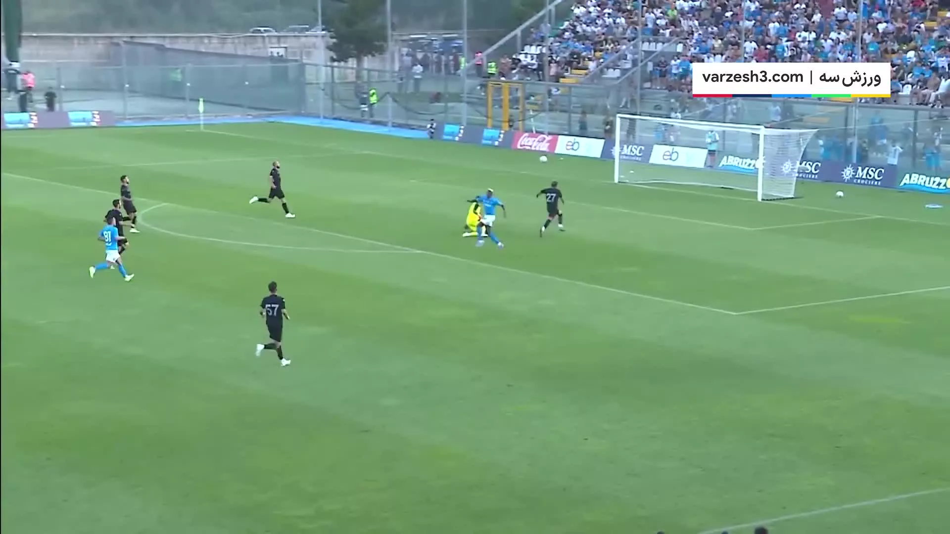 خلاصه بازی ناپولی 4-0 هاتای اسپور