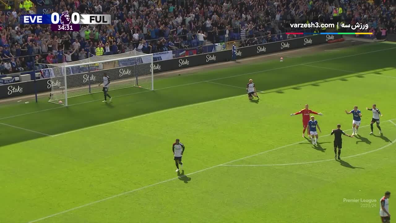 خلاصه بازی اورتون 0-1 فولام
