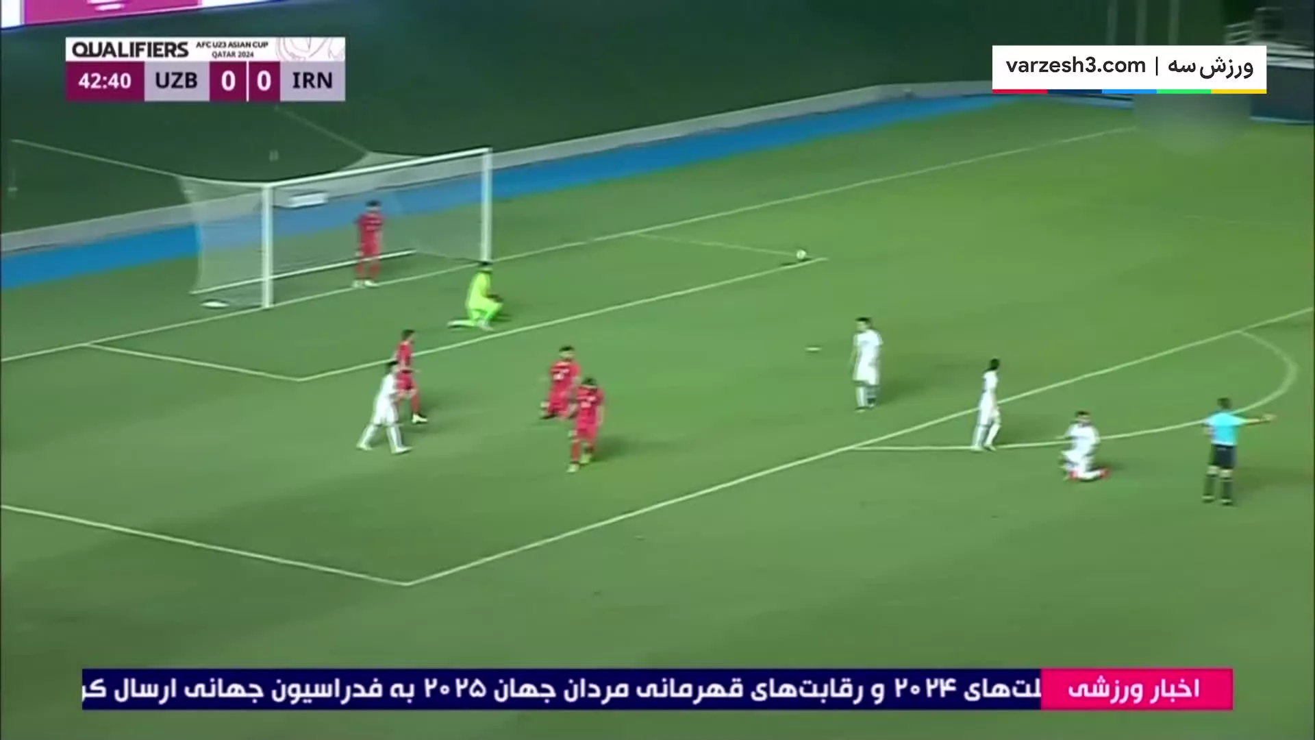 خلاصه بازی امید ازبکستان 1-0 امید ایران