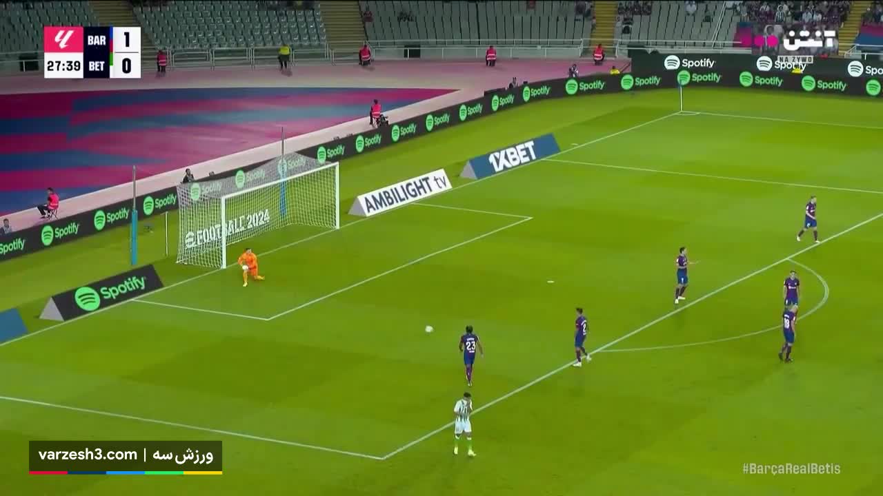 خلاصه بازی بارسلونا 5 -0 رئال بتیس