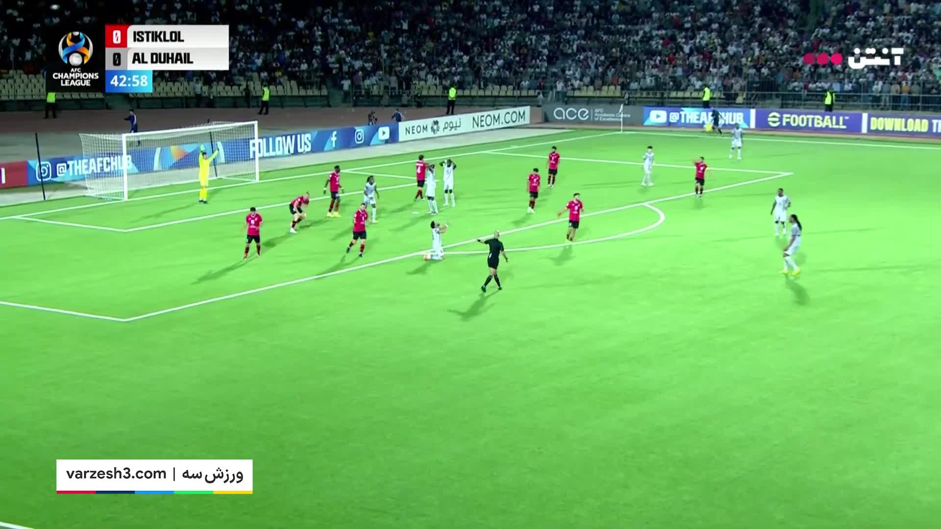 خلاصه بازی استقلال تاجیکستان 0 -0 الدحیل
