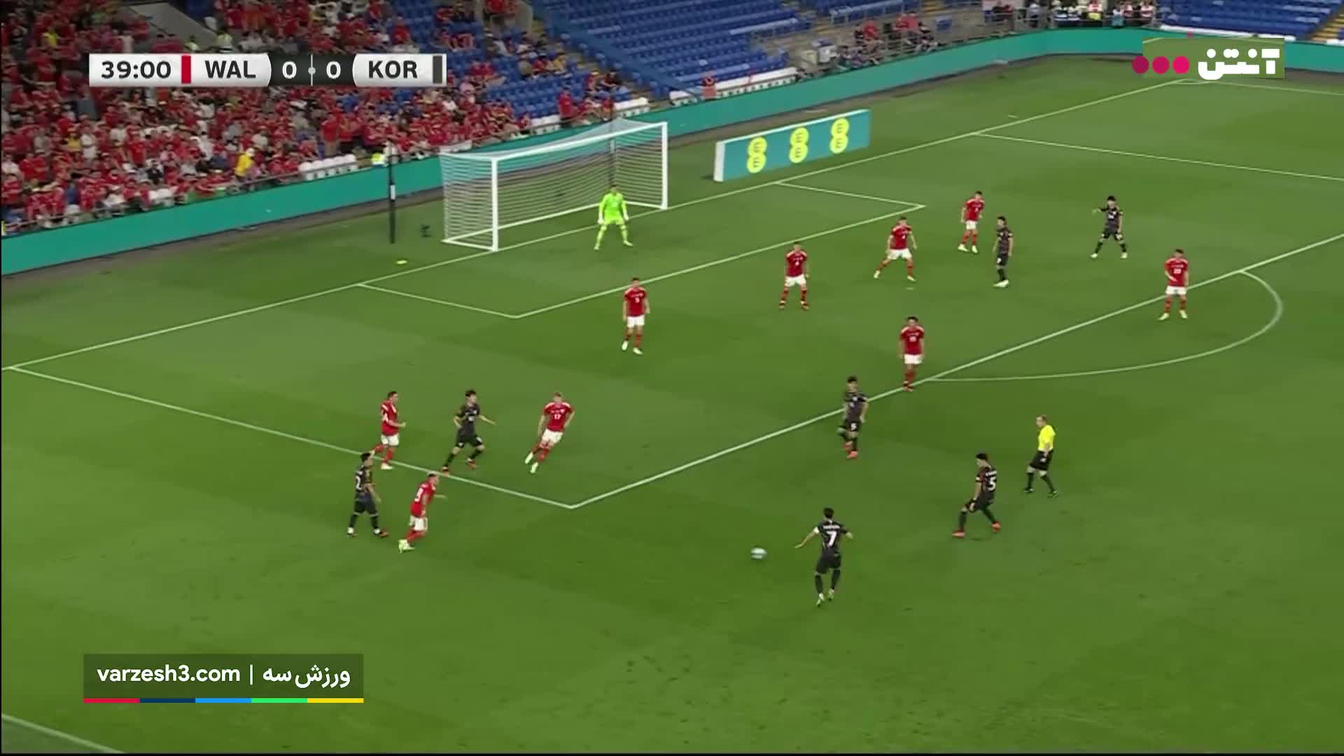خلاصه بازی ولز 0 -0 کره جنوبی