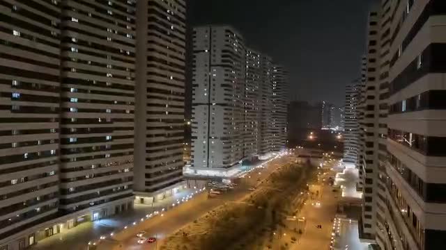 ندای الله اکبر شهرک شهید خرازی تهران همزمان با حمله موشکی سپاه