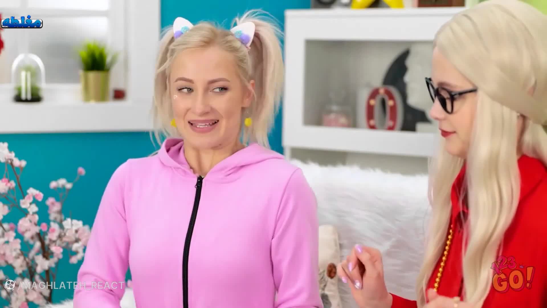 کلیپ چالش باحال مدرسه | کلیپ جدید چالش موکبانگ چالش غذا خوری بانوان