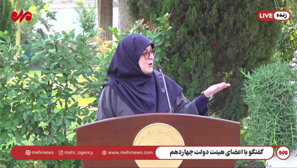   جمله بامزه سخنگوی دولت به یک خبرنگار قد بلند: حیف است مادر...