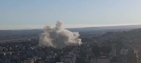   اولین تصاویر از وقوع انفجار در دمشق