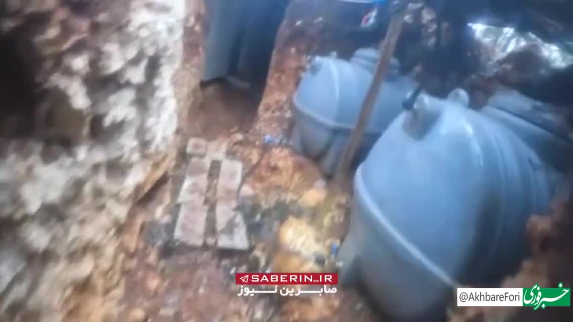   فیلمی که ارتش اسرائیل از یکی از تونل‌های حزب الله در منطقه مرزی منتشر کرد