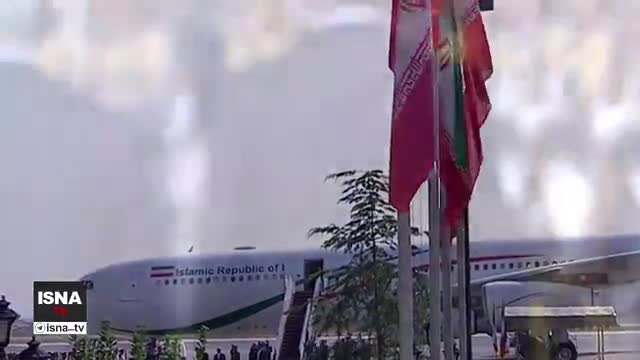   بدرقه رسمی رئیس‌جمهور برای سفر به قطر