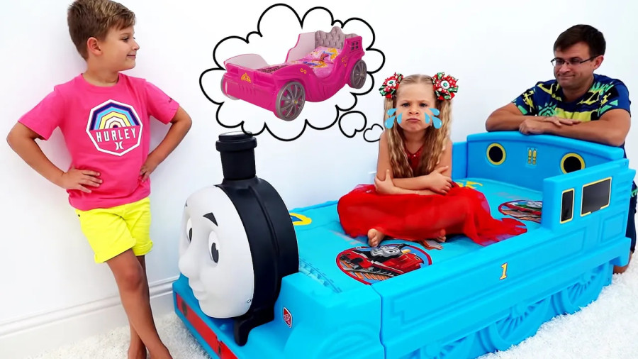 برنامه کودک دیانا و روما : تخت خواب جدید