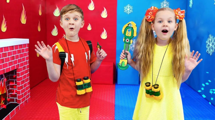 برنامه کودک دیانا و روما : چالش آب میوه خوشمزه