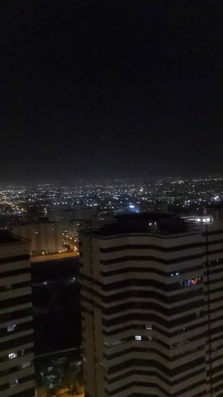   تصویری از غربی‌ترین نقطه تهران پس از شنیده شدن صدای انفجار در پایتخت