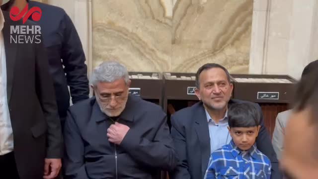   حضور سردار قاآنی در مراسم گرامیداشت مجاهد شهید هاشم صفی الدین