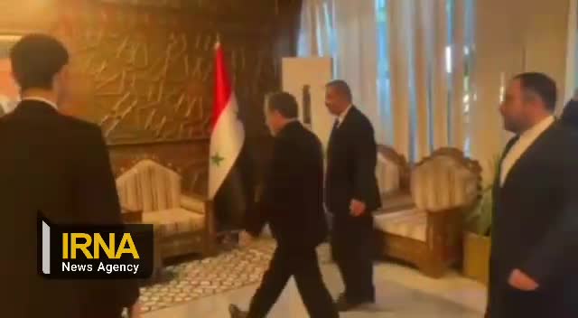   استقبال از سید عباس عراقچی وزیر امور خارجه کشورمان در دمشق